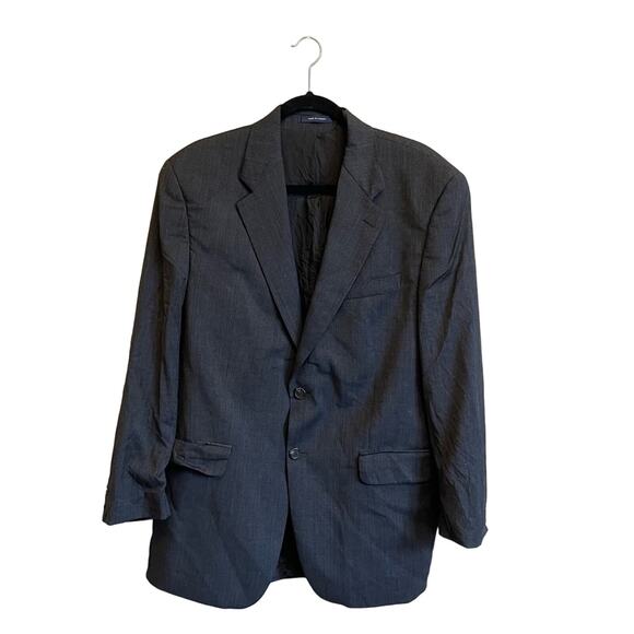 Chaps Ralph Lauren 42R business casual blazer charcoal gray classic - Picture 1 of 9